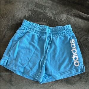 Adidas Women's Athletic Shorts in Sky Blue